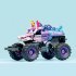 LEGO Technic Monster Jam Sparkle Smash 42220, Гигантски моторизиран камион с пружини и детайли с еднорог, 243 части - 4
