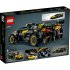 LEGO Technic Състезателна кола Bugatti 42151, Комплект за сглобяване на състезателна кола, с двигател W16, жълто и черно - 3