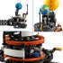 LEGO Technic Planeta Pamant si Luna pe orbita 42179, Set Educational STEM despre Sistemul Solar - 5