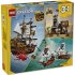 LEGO Creator 3 in 1 Corabie de pirati emblematica 31387, Set Creativ cu 5 Minifigurine, 1.074 Piese - 3