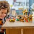LEGO City Доставка на пица с превозни средства 60496, Комплект за креативна пицария, с 5 минифигури, 494 части - 10