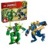 LEGO NINJAGO 71853 Robotul Dragon al lui Jay in Lupta, Set de Constructie 4 ani+, 2 Roboti, 107 Piese - 1