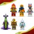 LEGO NINJAGO 71868 Robotul Dragon Transformator al lui Wyldfyre, Set 2 in 1 cu 6 Minifigurine, 9 ani+, 821 Piese - 5