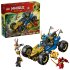 LEGO NINJAGO 71856 Masina Transformabila a lui Jay, Vehicul de Curse 2 in 1 cu 5 Minifigurine, 8 ani+, 387 Piese - 1