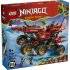 LEGO NINJAGO 71869 Bounty Land Rover, Модулно превозно средство 3 в 1 с 6 минифигури, 9+ години, 1214 части - 2