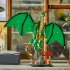 LEGO NINJAGO 71847 Dragonul Gardian, Model de Etalare Premium cu Aureola si Solzi Articulati, 14 ani+, Editie Colectie - 6