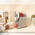 Aparat de inghetata Tefal Freezi IG803AE0, 200W, 2L, 5 programe, Ultra-Quiet, Crem - 6