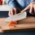 Комплект от 10 ножа с държач Tefal Ice Force K232SA14, немска неръждаема стомана, технология Ice Hardening -120°C, дървен държач - 12