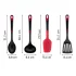 Комплект кухненски прибори Tefal Ingenio K198S434, 4 части, термоустойчиви, пластмаса, черно/червено - 3