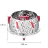 Tefal Ingenio K1993034 кошница за готвене на пара, неръждаема стомана, регулируем диаметър, сребристо/червено - 9
