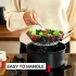Tefal Ingenio K1993034 кошница за готвене на пара, неръждаема стомана, регулируем диаметър, сребристо/червено - 13