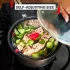 Tefal Ingenio K1993034 кошница за готвене на пара, неръждаема стомана, регулируем диаметър, сребристо/червено - 14