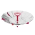 Tefal Ingenio K1993034 кошница за готвене на пара, неръждаема стомана, регулируем диаметър, сребристо/червено - 4