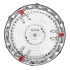 Tefal Ingenio K1993034 кошница за готвене на пара, неръждаема стомана, регулируем диаметър, сребристо/червено - 8