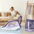 Tefal Power Pro Compact SV6211E0 Гладяща станция, 2400W, 6.2 бара, пароструйка 370 г/мин, резервоар 1.7 л, бяло/лилаво - 14