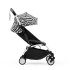 Carucior sport pentru copii STOKKE YOYO³, cu pachet de culoare- Zebra, cu cadru White - 2