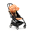 Carucior sport pentru copii STOKKE YOYO³, cu pachet de culoare- Riviera Capri, cu cadru Black - 1