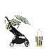 Детска количка STOKKE YOYO³ с цветен пакет и летен комплект, Riviera Monaco с черна рамка - 1