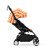 Детска количка STOKKE YOYO³ с цветен пакет и летен комплект, Riviera Capri с черна рамка - 7