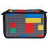 Penar pentru copii neechipat cu 3 compartimente LEGO Colorful Bricks 20237-2607 - 2