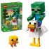 LEGO Minecraft Jocheu de gaini 21582, 344 piese, 9+ ani, Set de constructie interactiv si de colectie pentru copii - 1