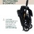 Carucior sport Chicco Glee, 0luni+, pliabil automat, sezut lat si spatar inclinabil, ultra-compact, Grey Melange - 7