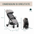 Carucior sport Chicco Glee, 0luni+, pliabil automat, sezut lat si spatar inclinabil, ultra-compact, Sandshell - 6