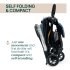 Carucior sport Chicco Glee, 0luni+, pliabil automat, sezut lat si spatar inclinabil, ultra-compact, Joyful Teal - 3