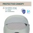 Carucior sport pentru copii Chicco Seety, 3 in 1, cu landou si scoica auto Kory Air Plus, Sage - 13
