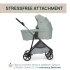 Carucior sport pentru copii Chicco Seety, 3 in 1, cu landou si scoica auto Kory Air Plus, Sage - 3