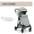 Carucior sport pentru copii Chicco Seety, 3 in 1, cu landou si scoica auto Kory Air Plus, Sage - 4