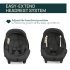Carucior sport pentru copii Chicco Seety, 3 in 1, cu landou si scoica auto Kory Air Plus, Sage - 25