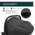 Carucior sport pentru copii Chicco Seety, 3 in 1, cu landou si scoica auto Kory Air Plus, Sage - 27