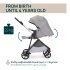 Carucior sport pentru copii Chicco Seety, 3 in 1, cu landou si scoica auto Kory Air Plus, Cloud - 9