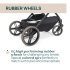 Carucior sport pentru copii Chicco Dolomiti, off-road, usor si versatil, Pebble - 3