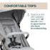 Carucior sport pentru copii Chicco Dolomiti, off-road, usor si versatil, Pebble - 5