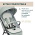 Carucior sport pentru copii Chicco Taormina, usor, confortabil, Sage - 3