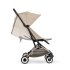 Pachet promotional Cybex Gold Orfeo, cu bara de protectie inclusa, Almond Beige cu cadru Taupe - 7