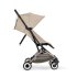 Pachet promotional Cybex Gold Orfeo, cu bara de protectie inclusa, Almond Beige cu cadru Taupe - 6