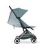 Pachet promotional Cybex Gold Orfeo, cu bara de protectie inclusa, Stormy Blue cu cadru Taupe - 7