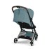 Pachet promotional Cybex Gold Orfeo, cu bara de protectie inclusa, Stormy Blue cu cadru Taupe - 5