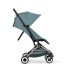 Pachet promotional Cybex Gold Orfeo, cu bara de protectie inclusa, Stormy Blue cu cadru Taupe - 6