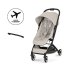 Pachet promotional Cybex Gold Orfeo, cu bara de protectie inclusa, Dune Grey cu cadru Black - 1