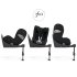 Pachet Scaun Auto pentru copii Cybex Sirona T i-Size Plus, cu Baza T, Rotatie 360°, Confort si Protectie, Sepia Black - 3