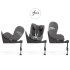 Pachet Scaun Auto pentru copii Cybex Sirona T i-Size Plus, cu Baza T, Rotatie 360°, Confort si Protectie, Mirage Grey - 3