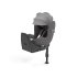 Pachet Scaun Auto pentru copii Cybex Sirona T i-Size Plus, cu Baza T, Rotatie 360°, Confort si Protectie, Mirage Grey - 1