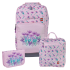 Комплект от 3 LEGO Flowers раница и консумативи 20254-2506, ергономичен гръб, спортна чанта и просторен калъф за моливи - 1
