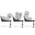 Pachet Scaun Auto pentru copii Cybex Sirona T i-Size Plus si Baza T, Rotatie 360°, Confort si Protectie, Platinum White - 3