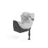 Pachet Scaun Auto pentru copii Cybex Sirona T i-Size Plus si Baza T, Rotatie 360°, Confort si Protectie, Platinum White - 6