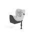 Pachet Scaun Auto pentru copii Cybex Sirona T i-Size Plus si Baza T, Rotatie 360°, Confort si Protectie, Platinum White - 8